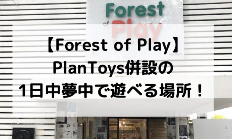 Forest Of Play Plantoys併設の1日中夢中で遊べる場所 働く駐妻 In バンコク